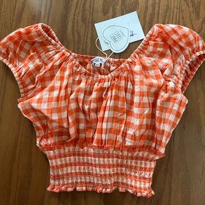 💕Pink City Prints Crop Top